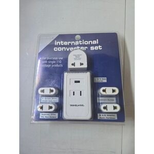 Travelwise International Converter Set 110 Volt Products Overseas Travel Pouch